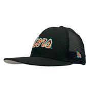 Florida New Era LP950 Neon Gators Script Mesh Snapback Hat